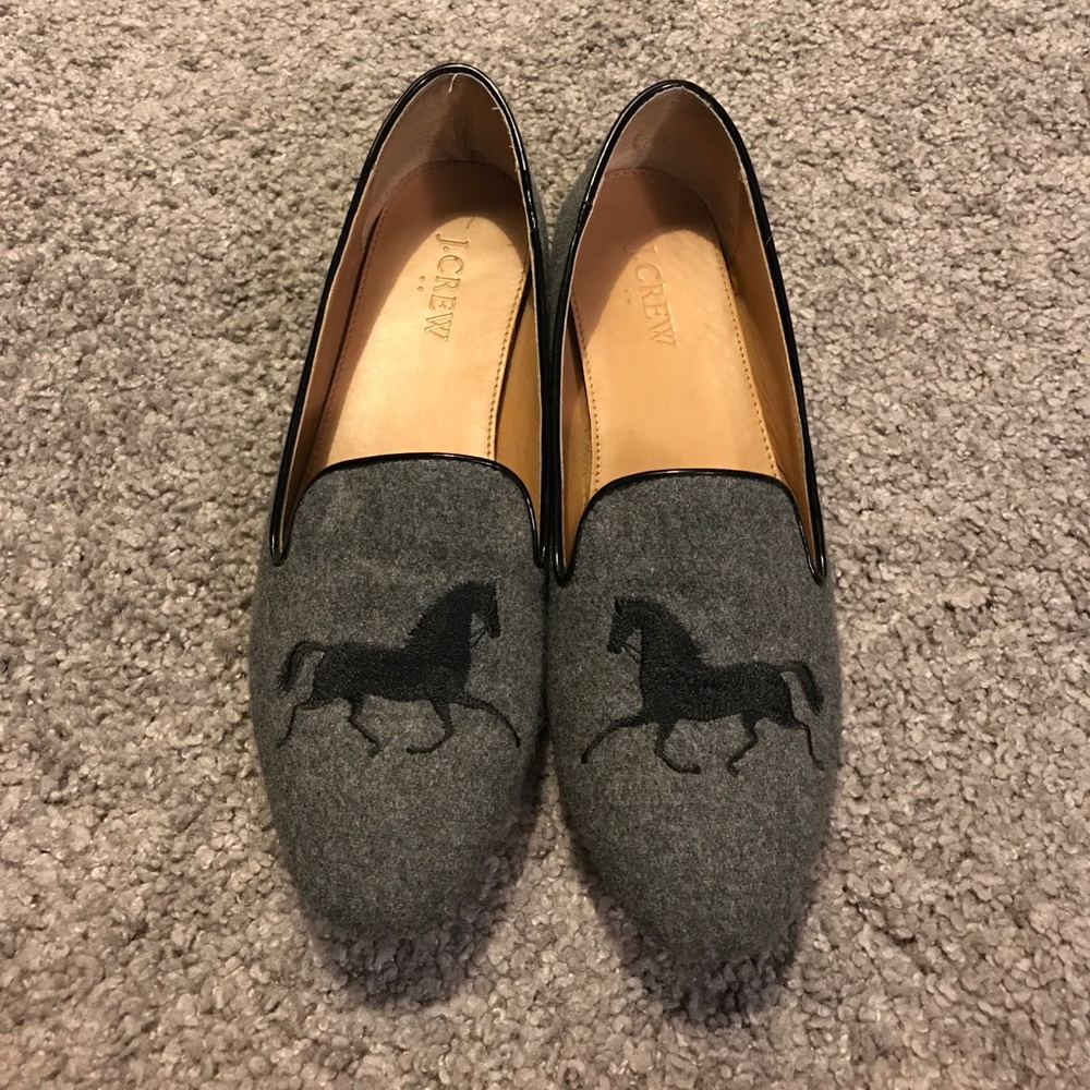 J.Crew Horse Loafers EUC